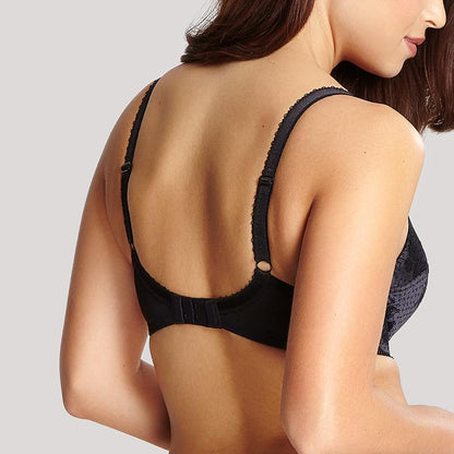 Panache Clara Full Cup Bra (Charcoal / Black)