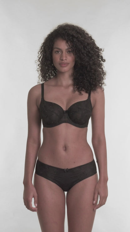 Panache Tango Balconette Bra (Black)