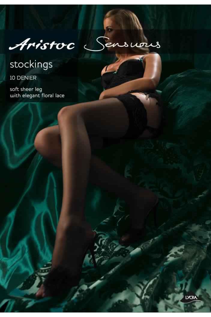 AAM6 Aristoc 10D Lace Top Stockings